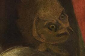 Descubren una figura “parecida al diablo” oculta en una pintura del siglo XVIII