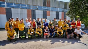 Brigadistas argentinos arriban a Ñuble para asistir el combate de los incendios