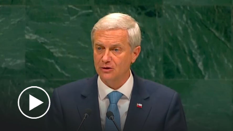 Presidente Kast refuerza la soberanía de Chile sobre el Estrecho de Magallanes en su debut ante la ONU
