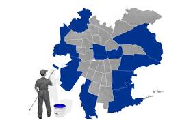 El giro a la derecha de las comunas más pobladas de Santiago