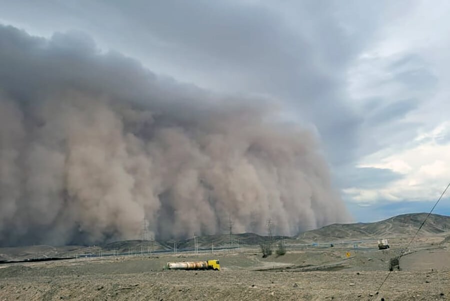 Meteorología emite alerta por viento y probabilidad de tormentas de arena en Región de Antofagasta