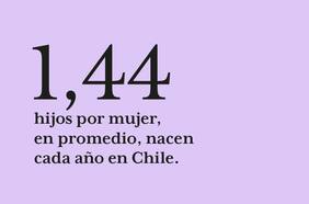 Las decreciente tasa de natalidad en Chile