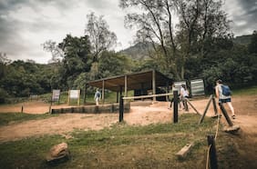 Así es la primera exposición de fotografías que se hará en el cerro Manquehue