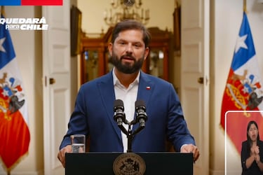 “Me voy con la frente en alto y las manos limpias”: Boric se despide en su última cadena nacional abordando sus principales logros y errores