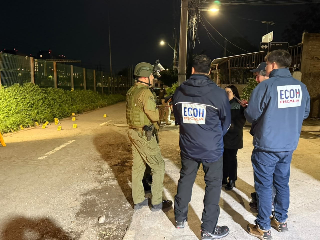 Dos personas mueren acribilladas y una tercera resulta herida tras balacera en la vía pública de Cerro Navia