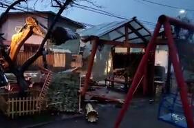 Con un quincho y electricidad propia: el mausoleo narco que fue demolido esta mañana en Quilicura