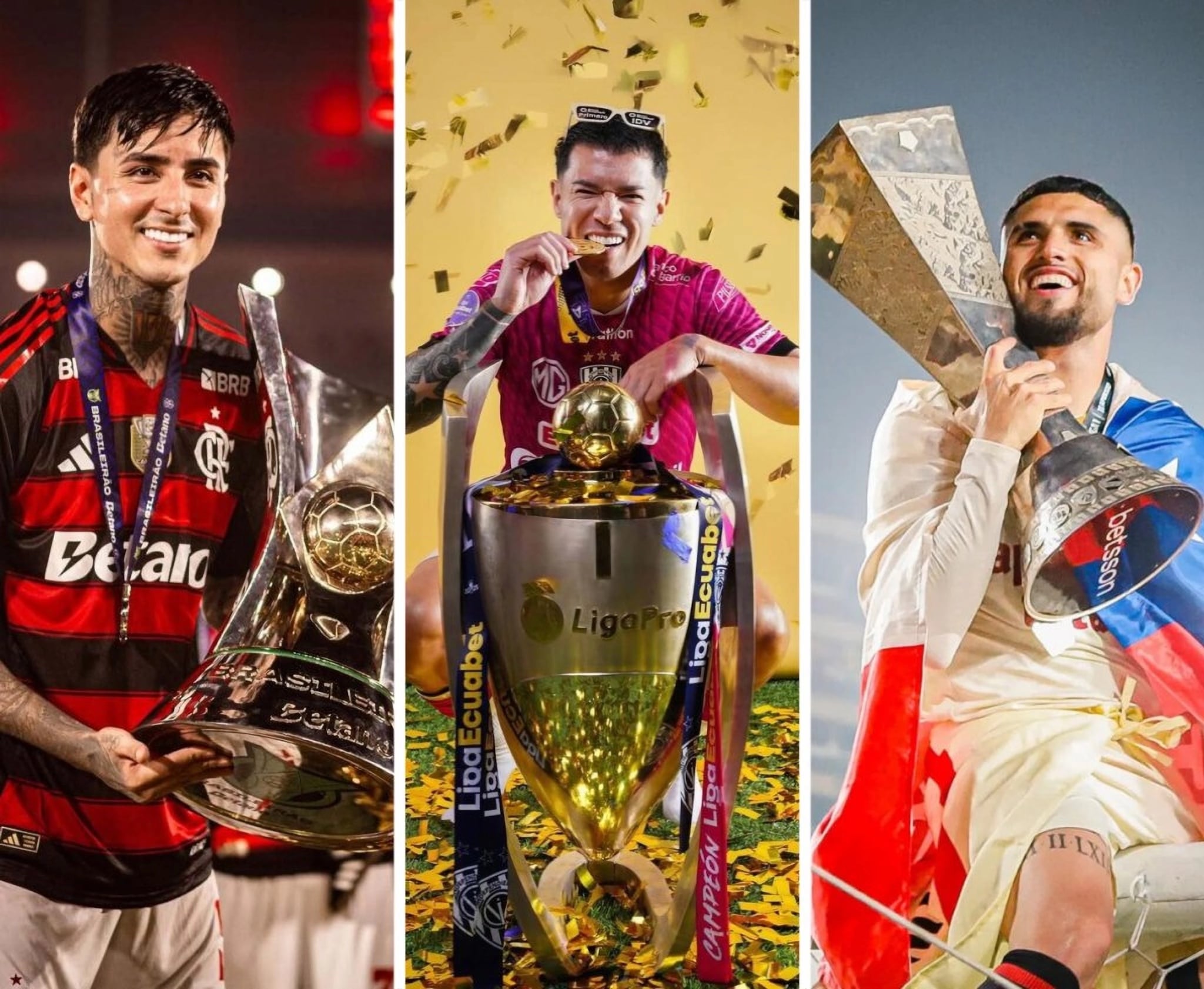 Chilenos dominan el fútbol en Sudamérica durante el 2025