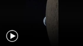 Astronauta de Artemis II grabó la “puesta de la Tierra” en su viaje a la Luna