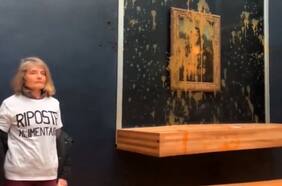 Mona Lisa es vandalizada por activistas en Francia