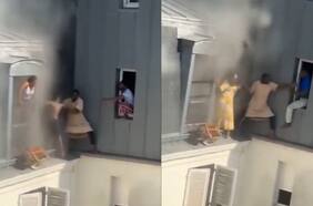 Migrante rescata a una familia atrapada en un incendio en París