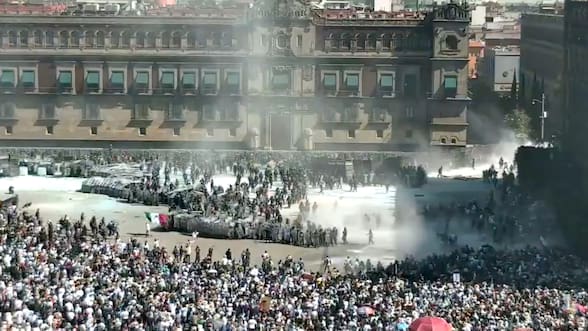 Marcha de la Generación Z en Ciudad de México termina con disturbios frente al Palacio Nacional