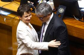 Marcel responde a la revelación de su relación sentimental con Carolina Tohá