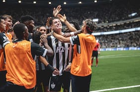 Iván Román anota su primer gol en Atlético Mineiro para derrotar a Sao Paulo en el Brasileirao