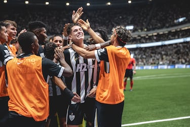 Iván Román anota su primer gol en Atlético Mineiro para derrotar a Sao Paulo en el Brasileirao