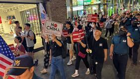 Protestas anti-China que marcan antesala de cumbre de la APEC en Corea del Sur