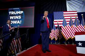 Las claves para entender el aplastante triunfo de Trump en Iowa