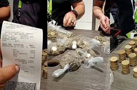 Hombre compró TV de $190.000 con monedas recogidas en playa de Antofagasta