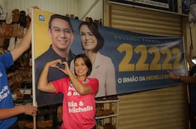 Exprimera dama Michelle Bolsonaro es elegida senadora por el Distrito Federal de Brasil