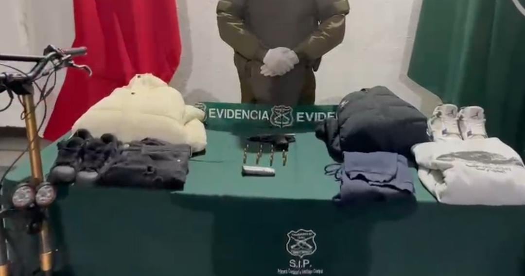 Por disparos en la vía pública y porte ilegal de armas: Carabineros detiene a dos personas en Independencia