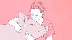 Veganismo y personas mayores: la chanchita que cambió mi vida a los 63