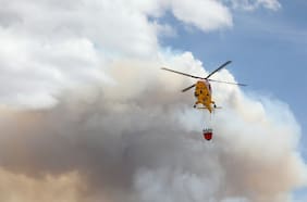 Bomberos de Quito logran controlar siete de nueve incendios forestales registrados en la ciudad