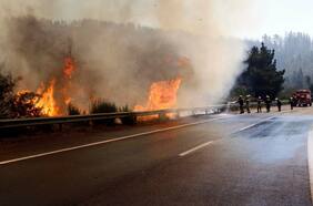 Activan Botón Rojo en la RM y otras cinco regiones ante condiciones favorables para propagación de incendios