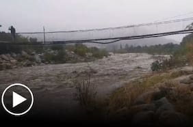 Sistema frontal: tras años de sequía vuelve el agua al caudal del Río Petorca