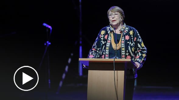 “Yo creo que sí...”: Bachelet se abre a posibilidad de una tercera candidatura presidencial