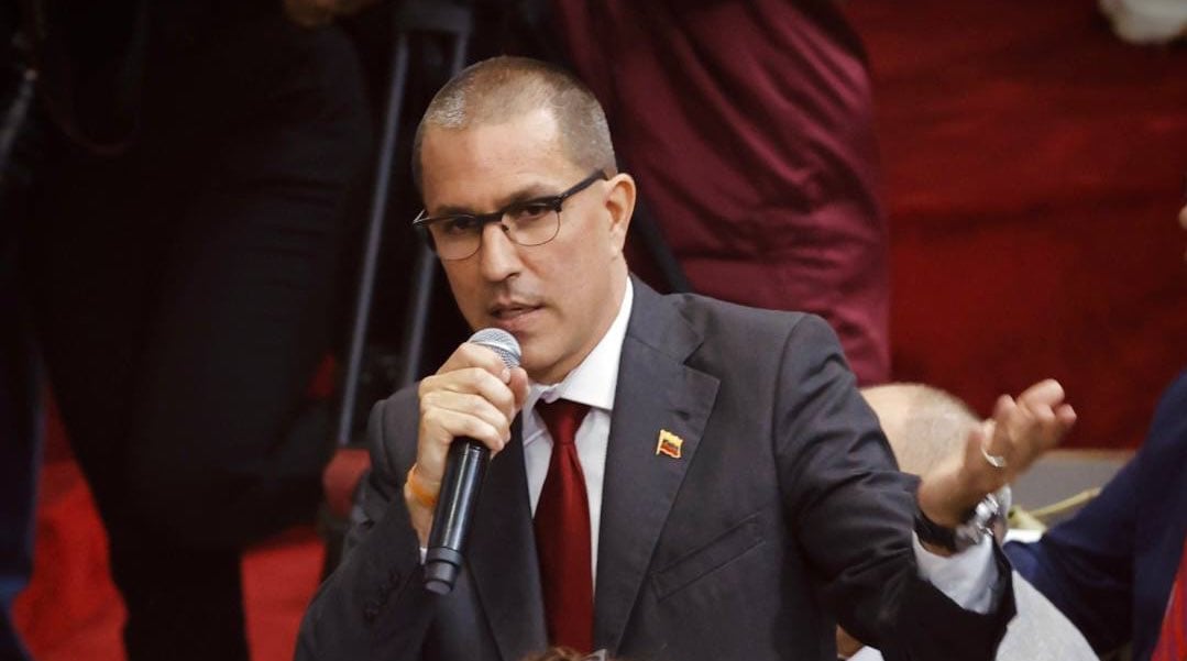 Diputado Jorge Arreaza durante promulgación de la Ley de Amnistía.
