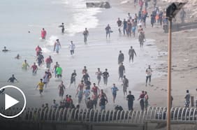 Impacto en España por ingreso masivo de migrantes a Ceuta: cruzaron a nado desde Marruecos
