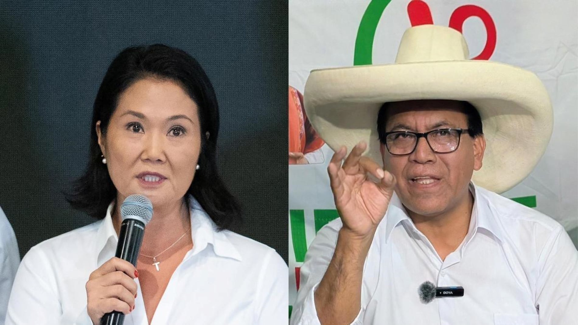 Keiko Fujimori supera a Roberto Sánchez por poco más de 650 votos con el 98,2% de actas contabilizadas
