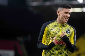 Marcelino Núñez vuelve a la titularidad en empate del Norwich City