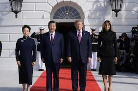 Trump recibe a Xi en la Casa Blanca en medio de tensiones