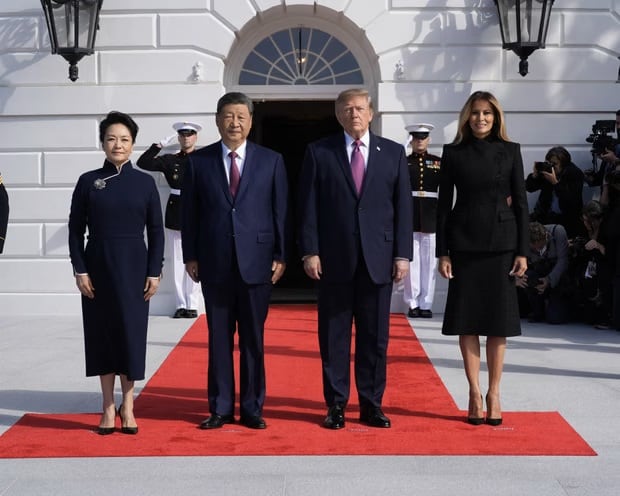 Trump recibe a Xi en la Casa Blanca en medio de tensiones