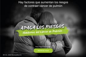 Día Mundial del Cáncer de Pulmón: “Apaga los Riesgos”, la campaña que busca concientizar sobre el cáncer de pulmón