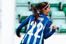 Debut de crack: Daniela Zamora parte con gol su estadía en Suecia