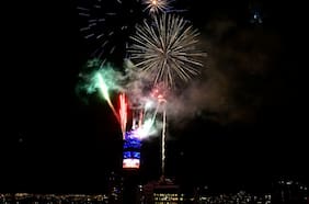¿Hay fuegos artificiales en la Torre Entel para el Año Nuevo 2024?