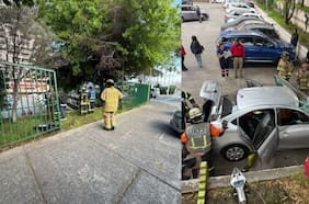 Accidente vehicular en Las Condes deja a una persona lesionada