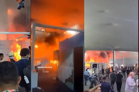 Las dramáticas imágenes que deja voraz incendio en la COP30 en Brasil