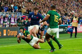 Sudáfrica despacha al local Francia en un duelo de infarto y es el último semifinalista del Mundial de Rugby