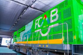 FCAB del Grupo Luksic inaugura la primera locomotora a hidrógeno de Sudamérica