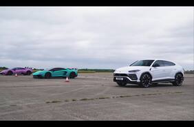 Urus vs Huracán vs Aventador: estos tres Lamborghini V8, V10 y V12 creen ser cada uno el más veloz