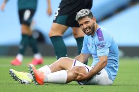 Kun Agüero sufre lesión de meniscos y será evaluado en España