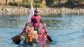 Equipo de canotaje Dragonas por un Lazo se une para combatir el regreso del cáncer de mama