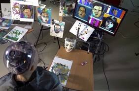 Pintura robótica | Subastarán obra de arte digital creada por la humanoide Sophia