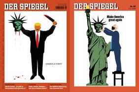 Trump, Der Spiegel y Biden: historia de dos portadas explosivas