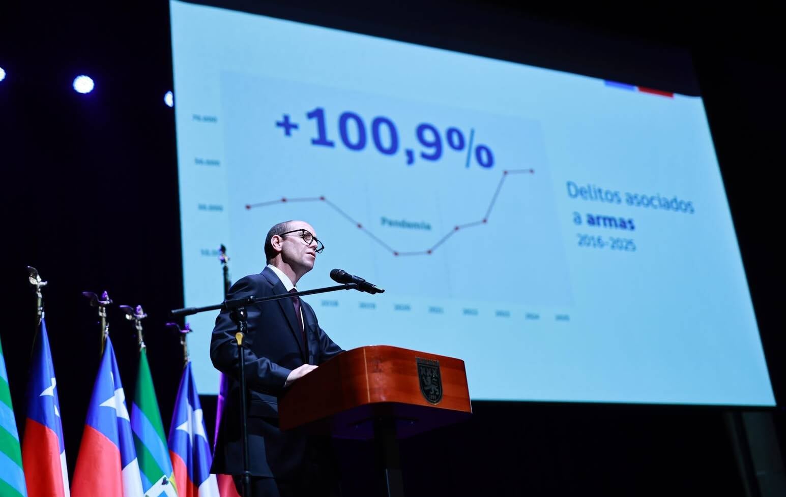 Arrau ofrece cuenta pública de Seguridad y pone énfasis en las siete áreas prioritarias de su gestión