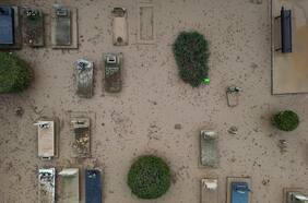 Registro aéreo muestra la magnitud de la tragedia en Valencia