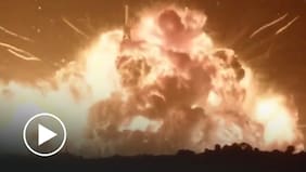 La impactante explosión de un cohete de Blue Origin durante lanzamiento de prueba en Florida