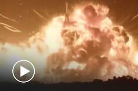 La impactante explosión de un cohete de Blue Origin durante lanzamiento de prueba en Florida